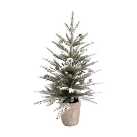 CELEBRATIONS Green Tree with Basket Indoor Christmas Decor B-2114D